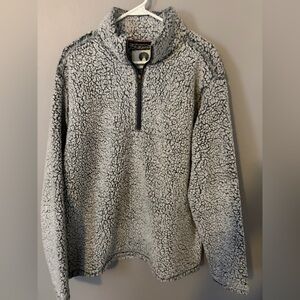 Weatherproof Gray Sherpa Fleece Jacket